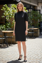 Load image into Gallery viewer, The Midnight Bow-Back Party Dress