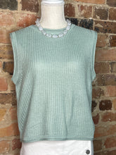 Load image into Gallery viewer, Seafoam Breeze Knit Tank