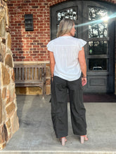Load image into Gallery viewer, The Charcoal Everyday Utility Wide-Leg Pant