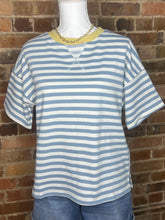 Load image into Gallery viewer, Blue Breeze Striped Tee