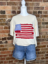 Load image into Gallery viewer, Stars & Stripes Vintage Flag Tee