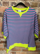 Load image into Gallery viewer, Electric Avenue Stripe Pullover