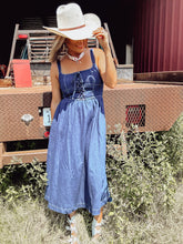Load image into Gallery viewer, Maxi denim dress
