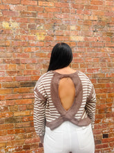 Load image into Gallery viewer, Twist of Fate Striped Top
