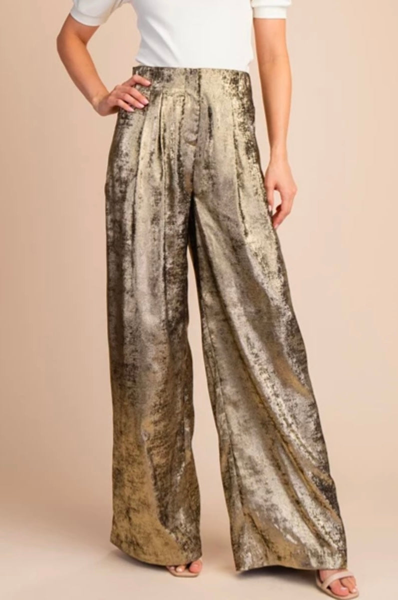 Gold Shimmer Pants