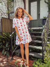 Load image into Gallery viewer, Cream Floral Entro Dress
