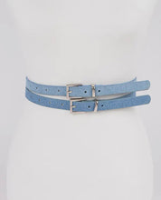 Load image into Gallery viewer, Denim Double Belt
