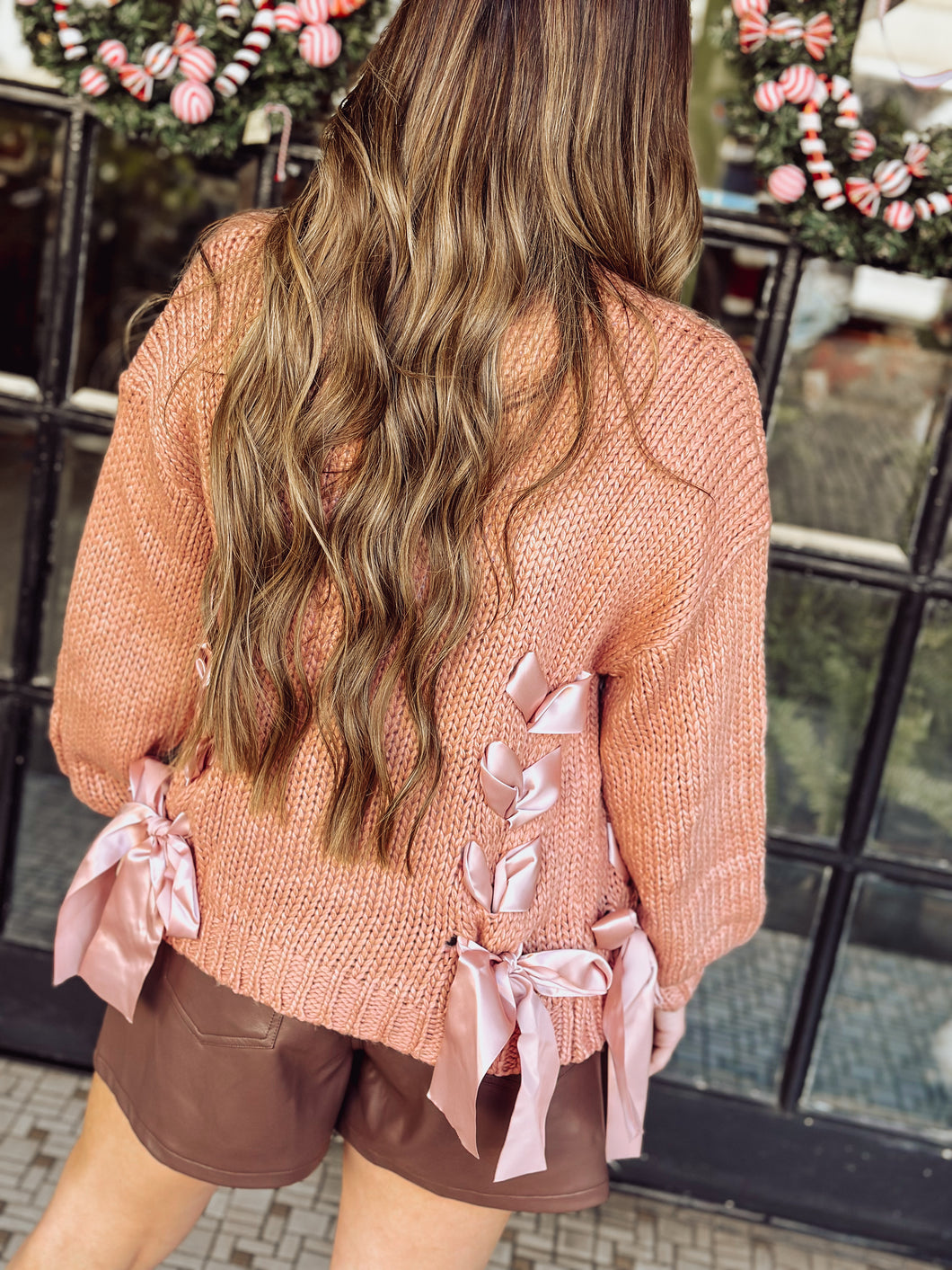 Blush Ribbon Cardigan