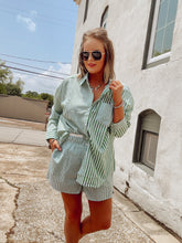 Load image into Gallery viewer, Green Striped Set
