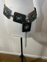 Load image into Gallery viewer, Square Concho Chain Belt
