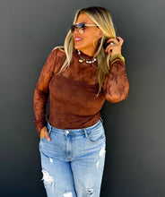 Load image into Gallery viewer, Brown PRE ORDER MESH TOP
