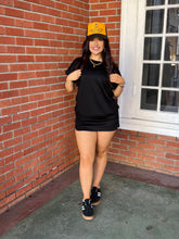 Load image into Gallery viewer, Midnight Muse Cap Sleeve Top
