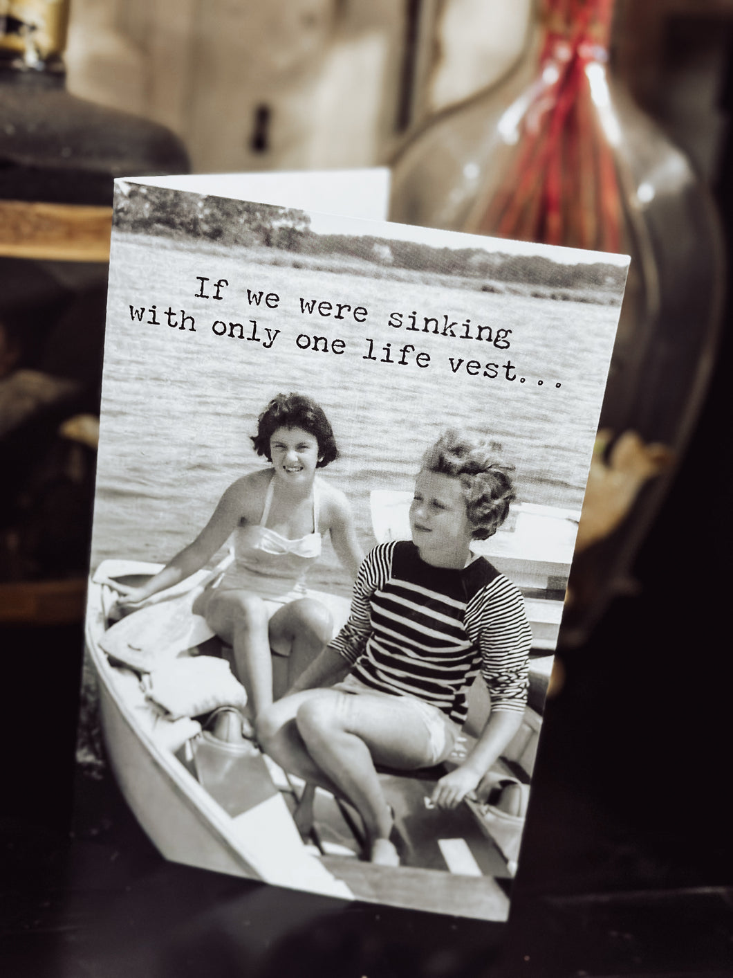 Greeting Card - Sinking Ship