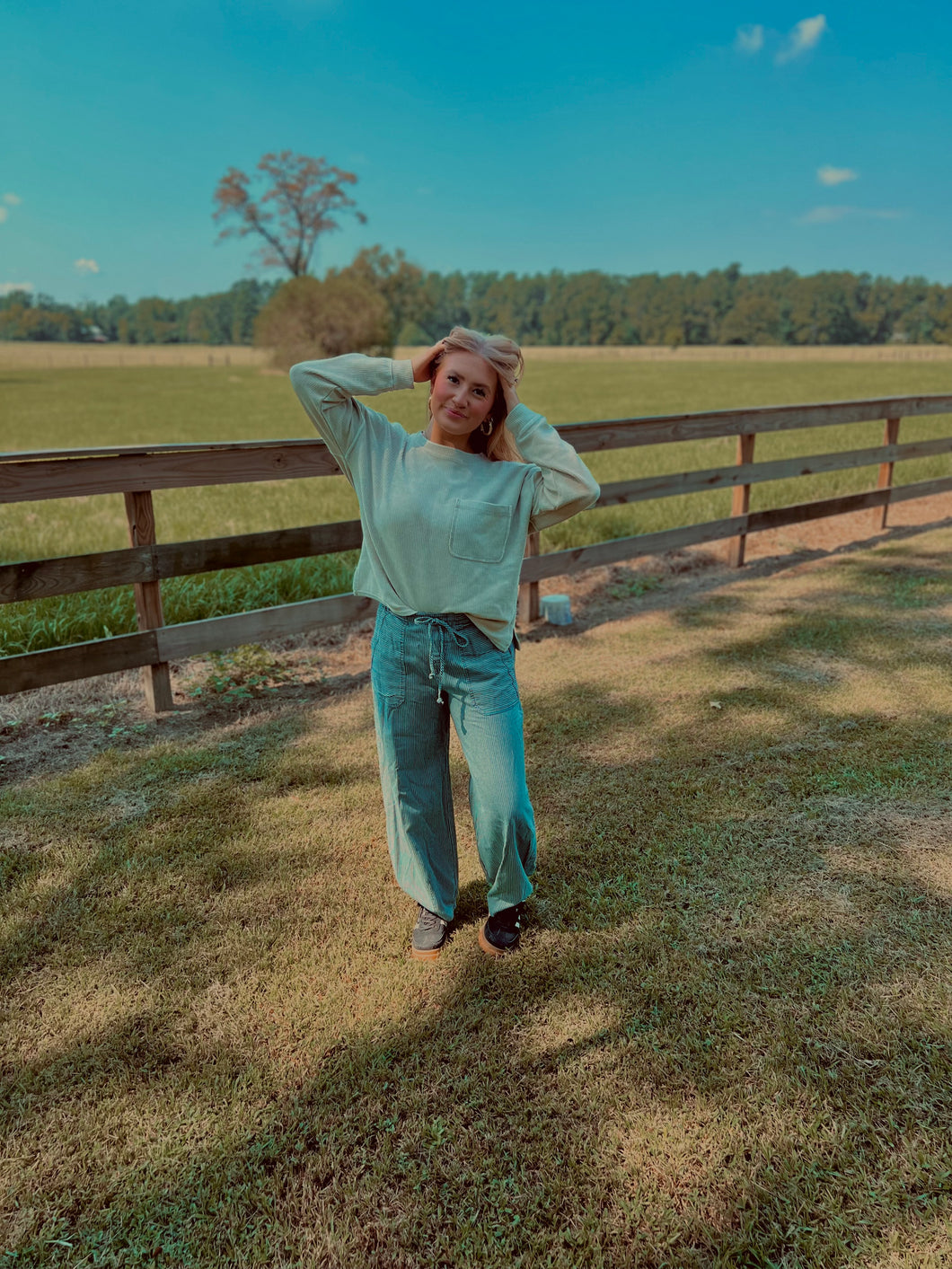 The Everyday Khaki Pocket Pullover