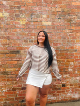 Load image into Gallery viewer, Twist of Fate Striped Top
