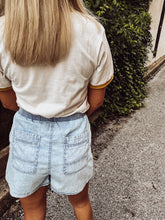 Load image into Gallery viewer, Denim &amp; Cotton Shorts
