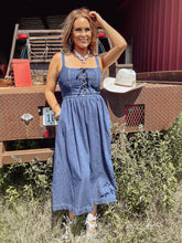 Load image into Gallery viewer, Maxi denim dress
