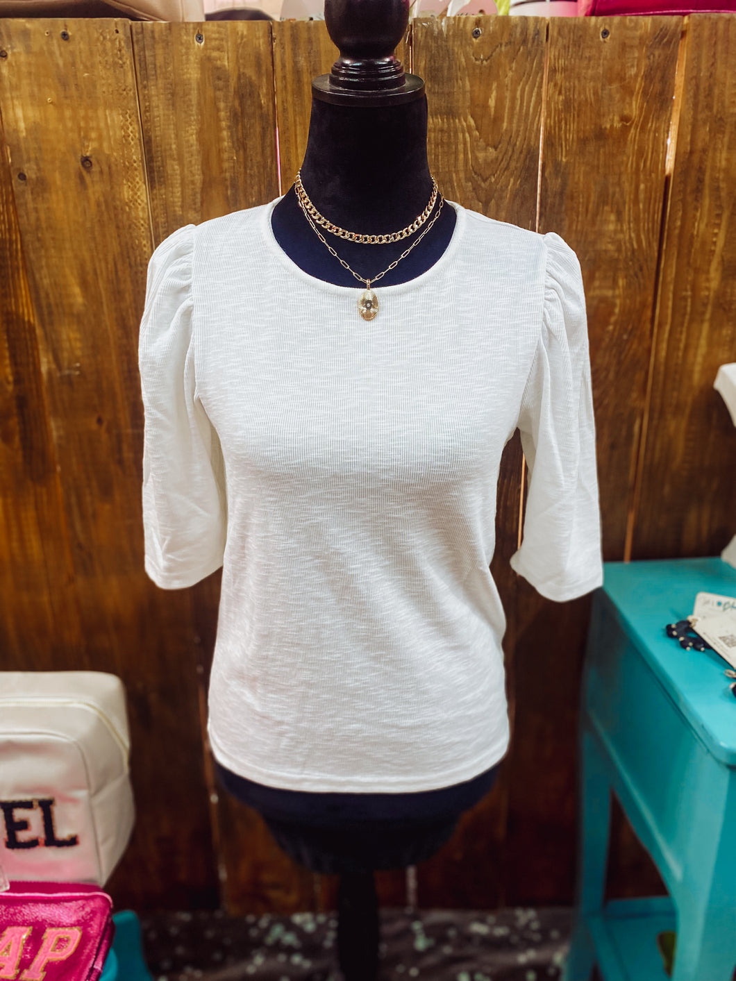 Basic Puff Sleeve Top