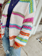 Load image into Gallery viewer, Striped Cardi
