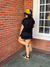 Load image into Gallery viewer, Midnight Muse Cap Sleeve Top
