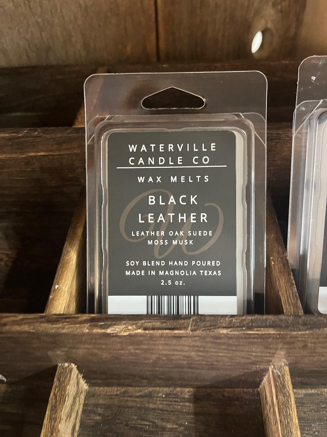 Black Leather Wax Melt