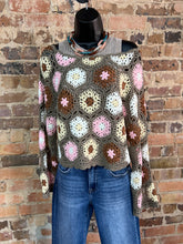Load image into Gallery viewer, Crochet knit top

