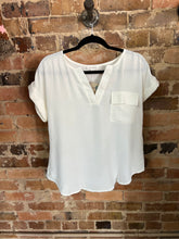 Load image into Gallery viewer, Cream Short Sleeve Top
