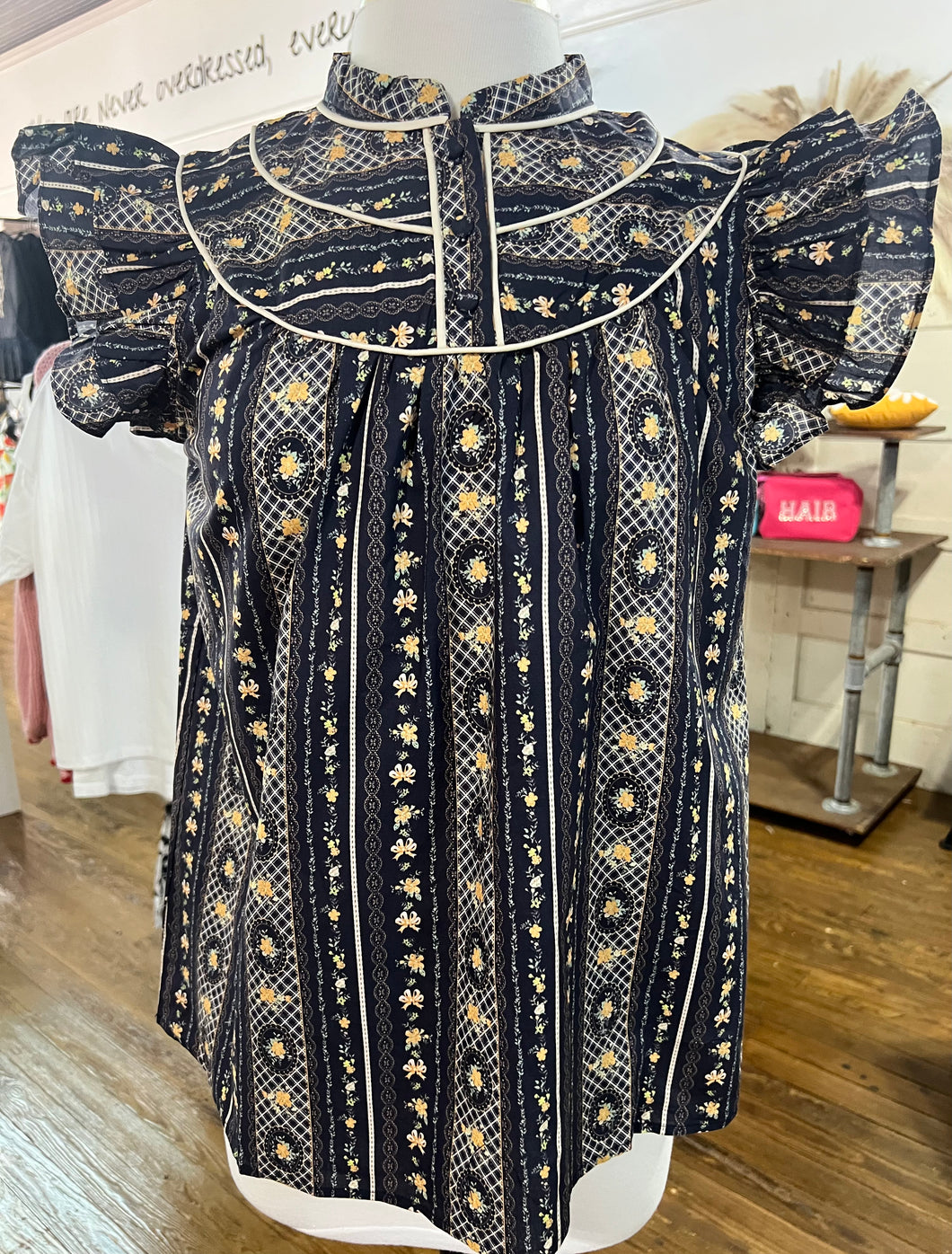 Navy Top