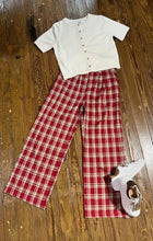 Load image into Gallery viewer, Plaid Print Trousers
