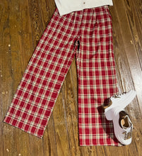 Load image into Gallery viewer, Plaid Print Trousers

