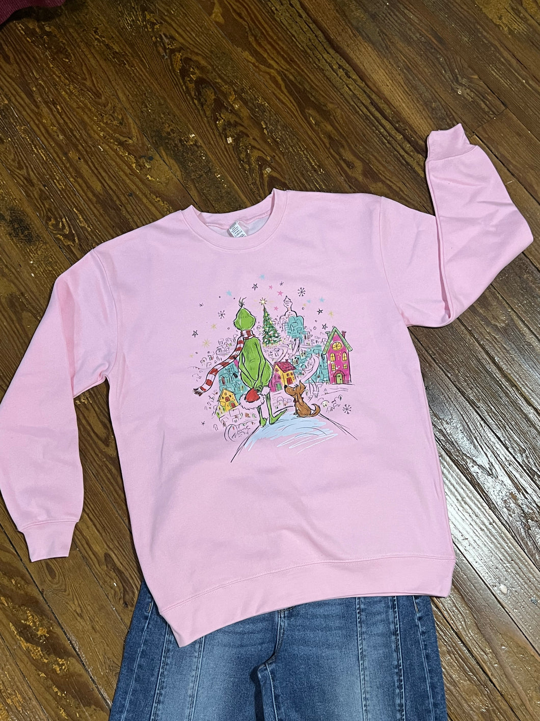 Merry & Mean Grinch Crewneck