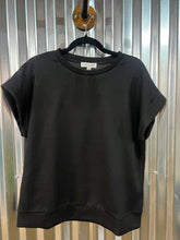 Load image into Gallery viewer, Midnight Muse Cap Sleeve Top

