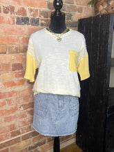 Load image into Gallery viewer, Golden Meadow Patchwork Tee
