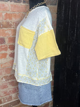 Load image into Gallery viewer, Golden Meadow Patchwork Tee
