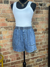 Load image into Gallery viewer, Washed Chambray Shorts

