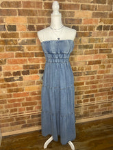 Load image into Gallery viewer, Denim Breeze Maxi Dress
