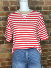 Load image into Gallery viewer, Cherry Striped Tee
