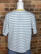 Load image into Gallery viewer, Blue Breeze Striped Tee

