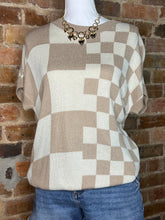 Load image into Gallery viewer, Checkmate Chic Knit Top
