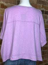 Load image into Gallery viewer, Lavender Breeze Washed Pocket Top
