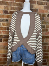 Load image into Gallery viewer, Twist of Fate Striped Top
