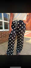 Load image into Gallery viewer, Classic Charm Polka Dot Wide-Leg Pants

