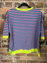 Load image into Gallery viewer, Electric Avenue Stripe Pullover
