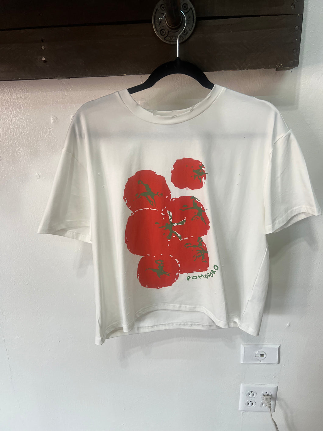 Distressed Tomato Shirt