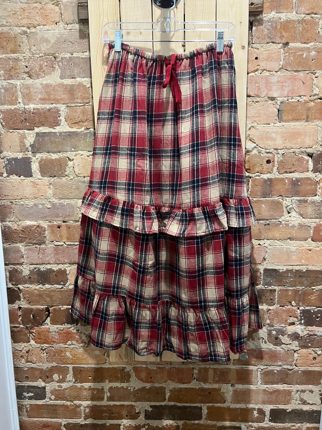 Rustic Plaid Skirt
