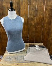 Load image into Gallery viewer, Washed Ribbed Knit Tank
